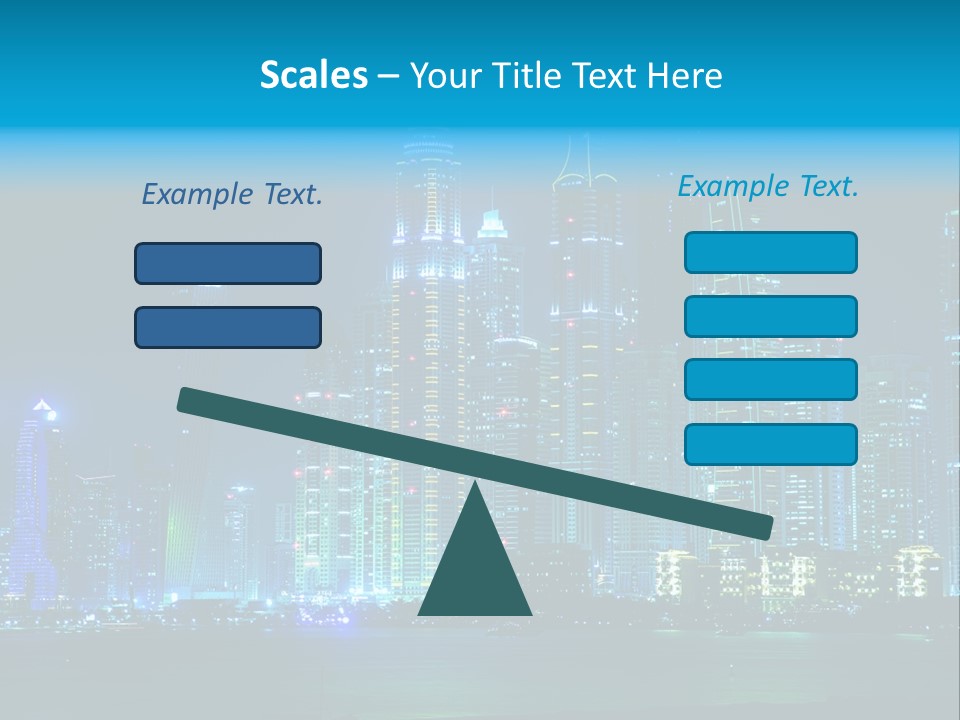 Metropolis Architecture Cityscape PowerPoint Template
