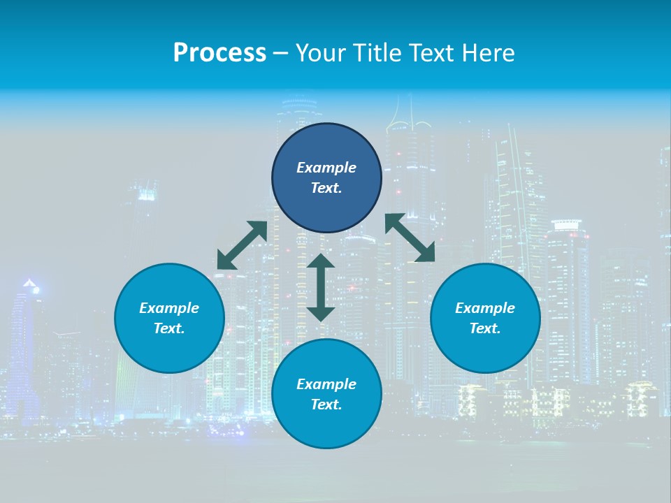 Metropolis Architecture Cityscape PowerPoint Template