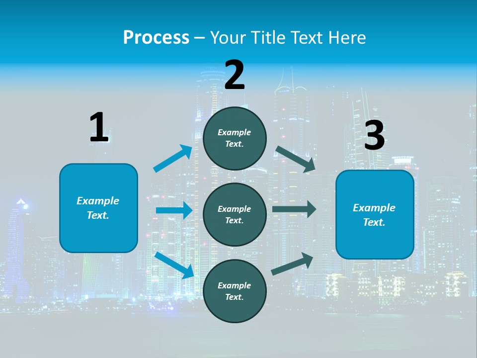 Metropolis Architecture Cityscape PowerPoint Template