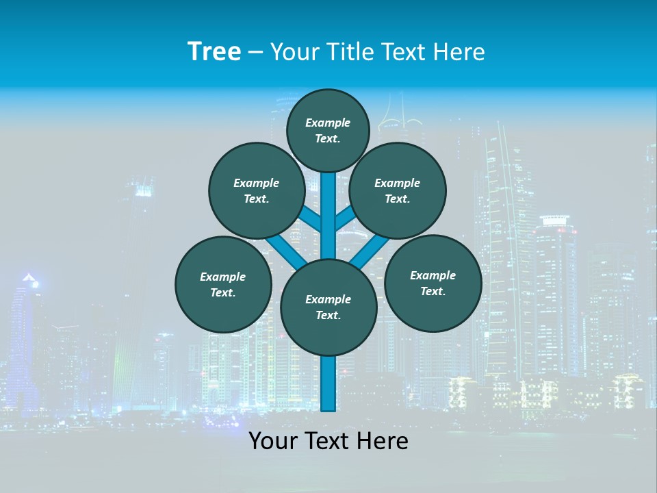 Metropolis Architecture Cityscape PowerPoint Template