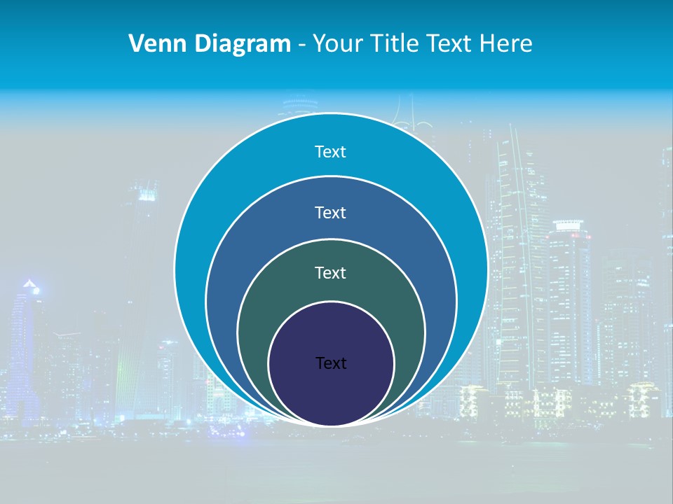 Metropolis Architecture Cityscape PowerPoint Template