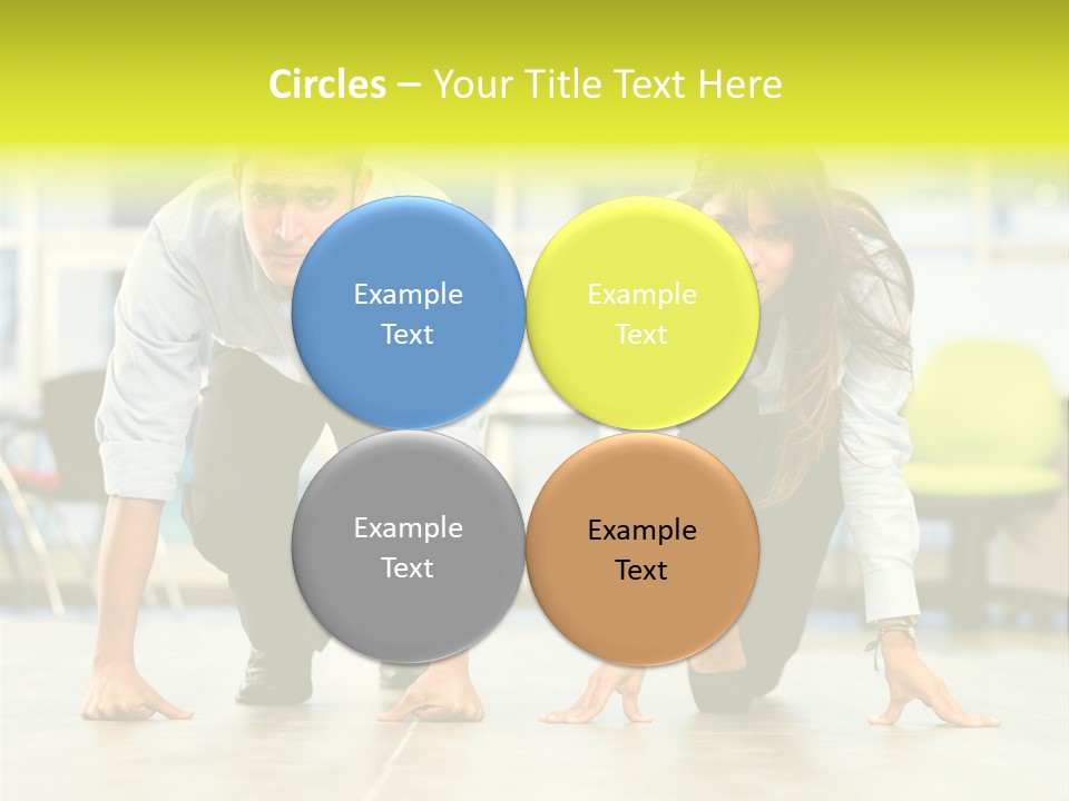 Male Professionals Formalwear PowerPoint Template