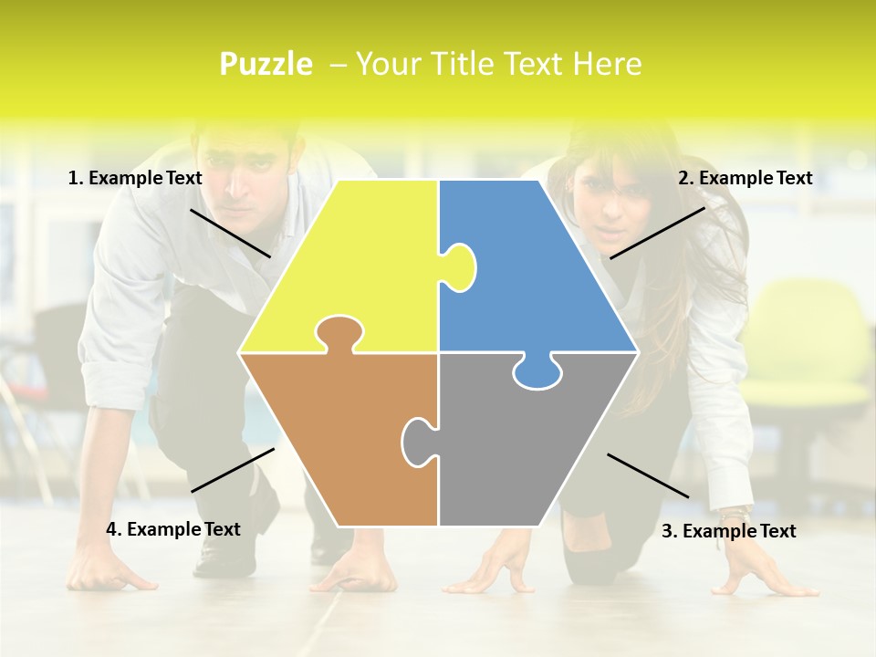 Male Professionals Formalwear PowerPoint Template