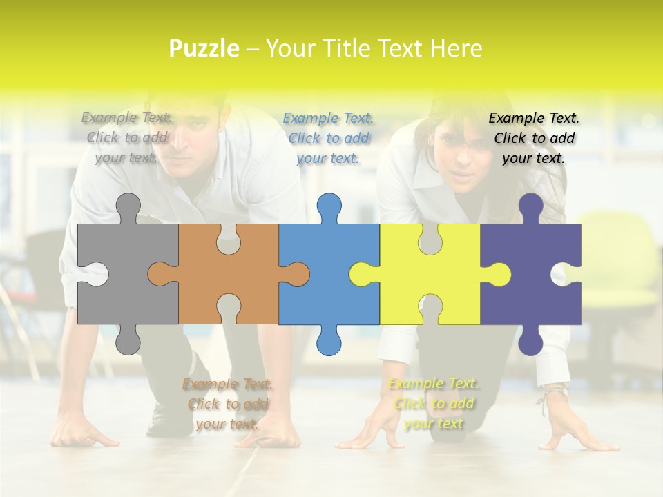 Male Professionals Formalwear PowerPoint Template