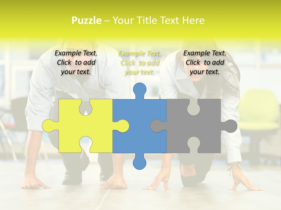 Male Professionals Formalwear PowerPoint Template