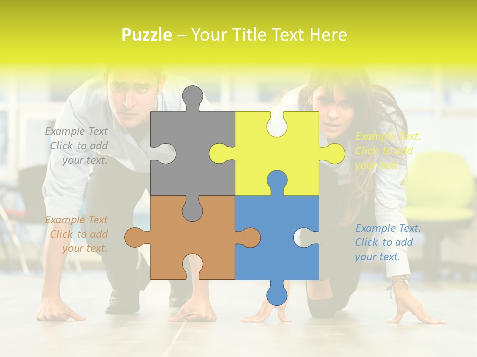 Male Professionals Formalwear PowerPoint Template