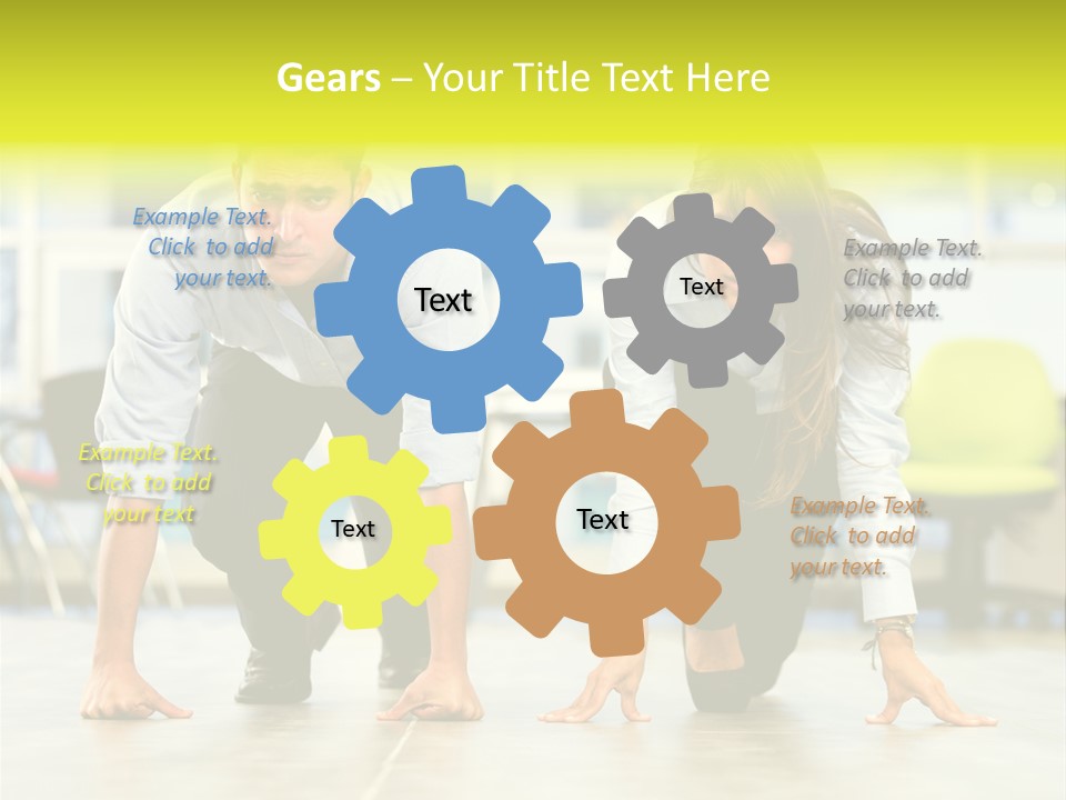 Male Professionals Formalwear PowerPoint Template