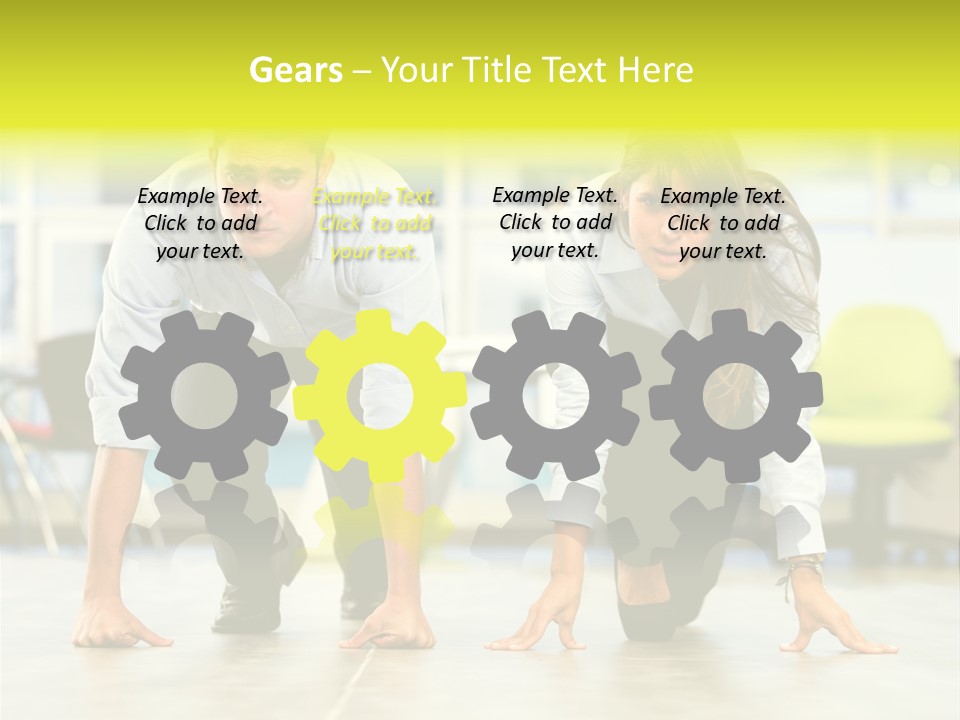 Male Professionals Formalwear PowerPoint Template