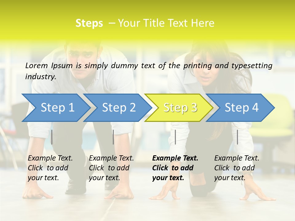 Male Professionals Formalwear PowerPoint Template
