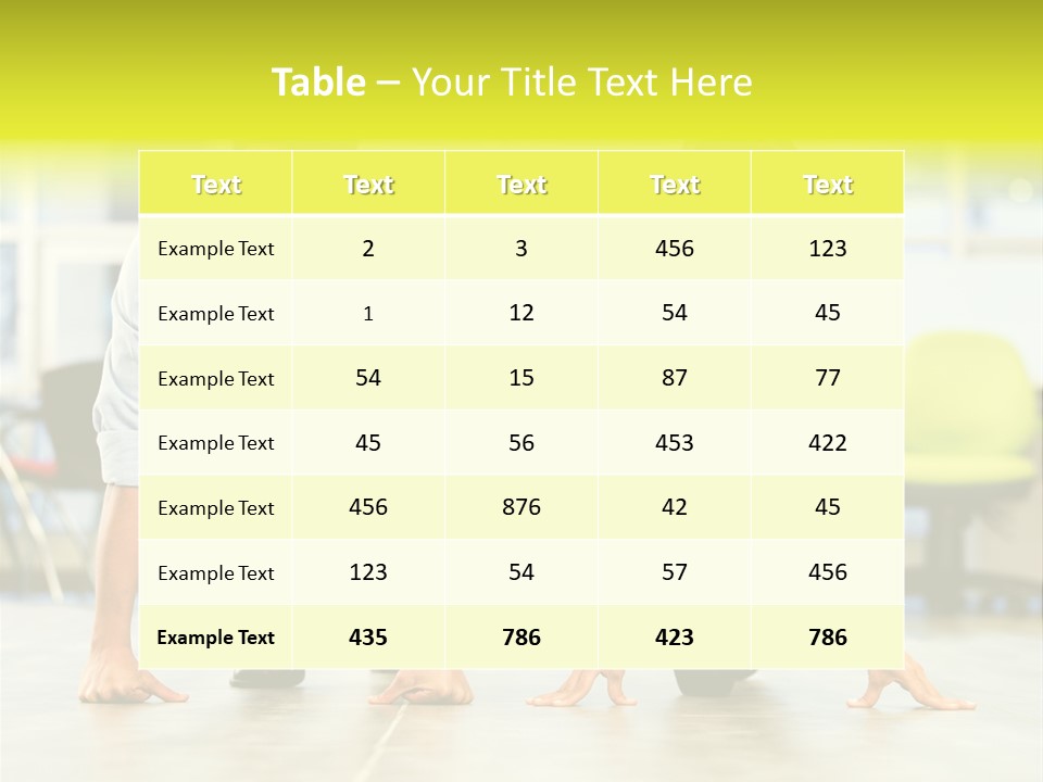 Male Professionals Formalwear PowerPoint Template