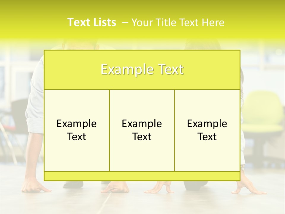 Male Professionals Formalwear PowerPoint Template