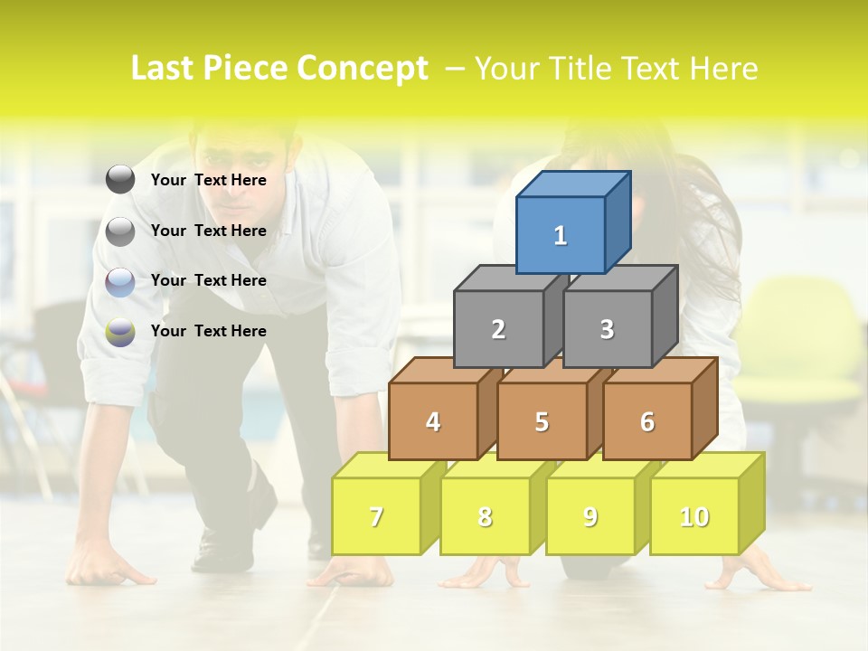 Male Professionals Formalwear PowerPoint Template