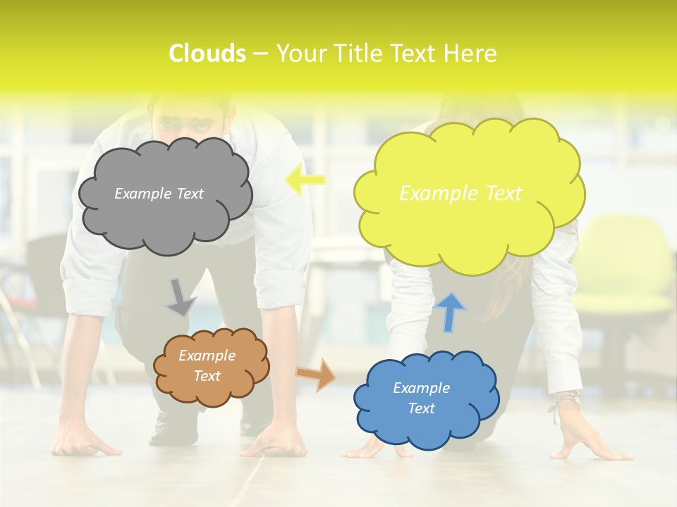 Male Professionals Formalwear PowerPoint Template