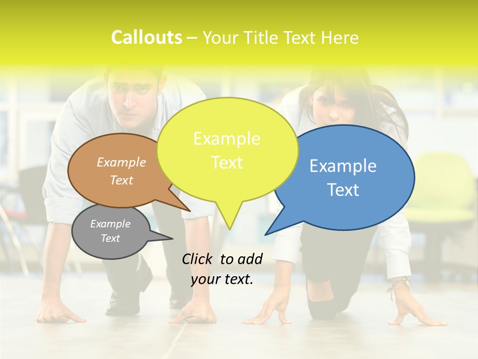 Male Professionals Formalwear PowerPoint Template