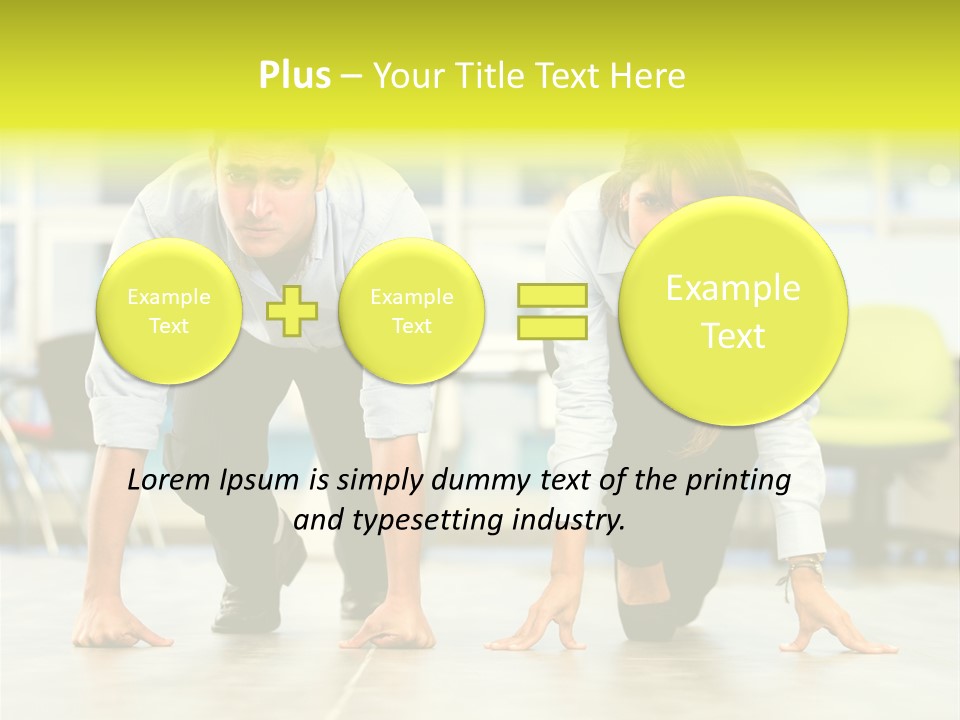 Male Professionals Formalwear PowerPoint Template