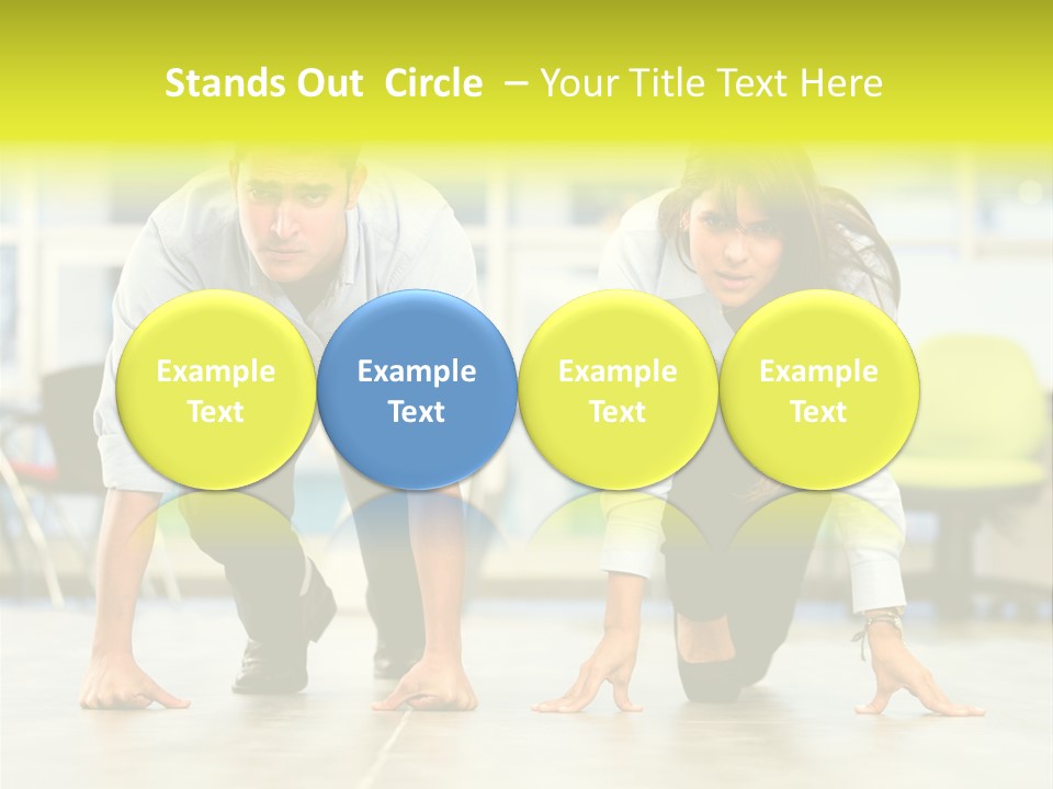 Male Professionals Formalwear PowerPoint Template