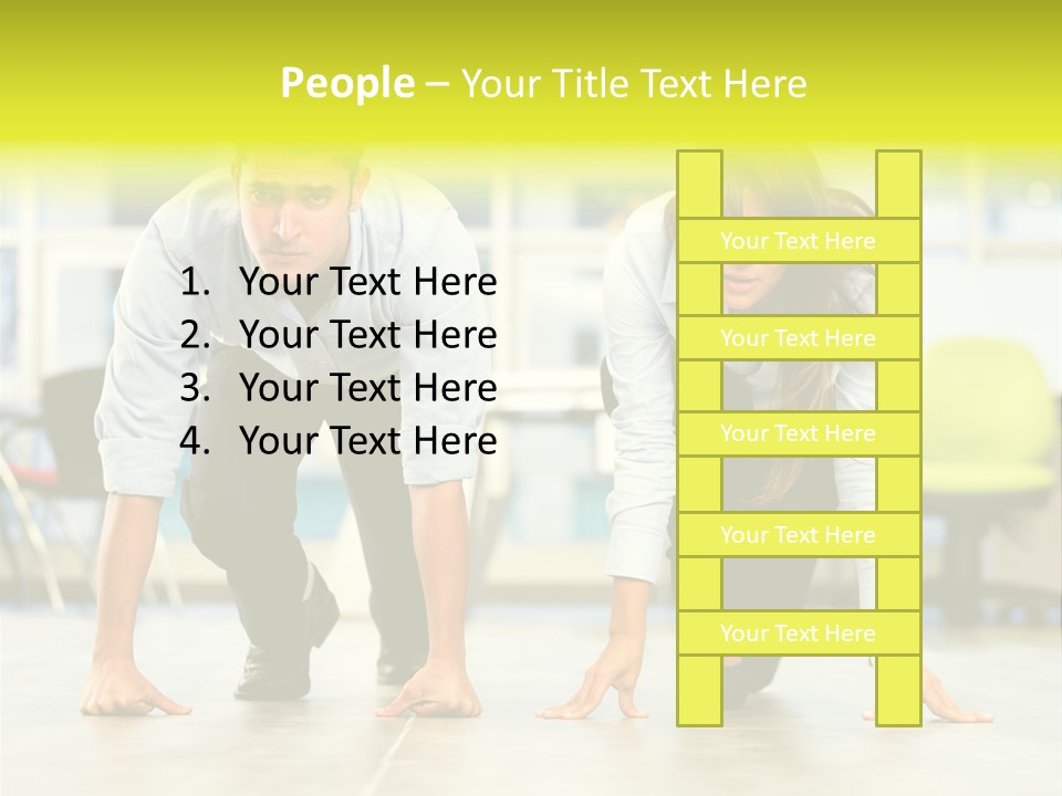 Male Professionals Formalwear PowerPoint Template