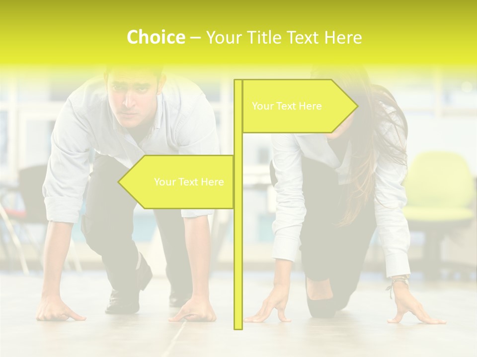 Male Professionals Formalwear PowerPoint Template