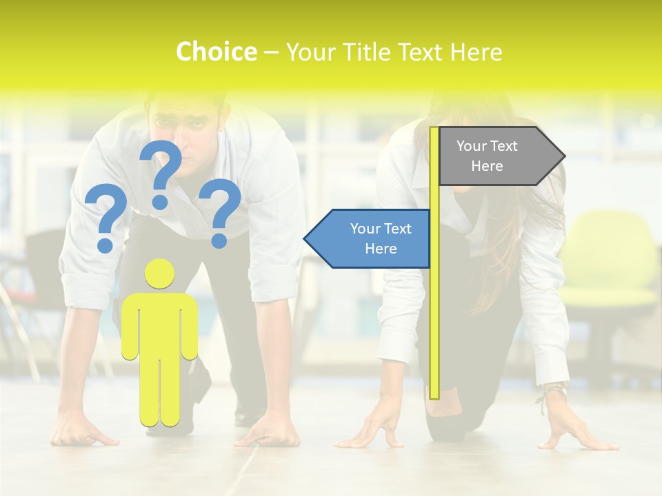 Male Professionals Formalwear PowerPoint Template