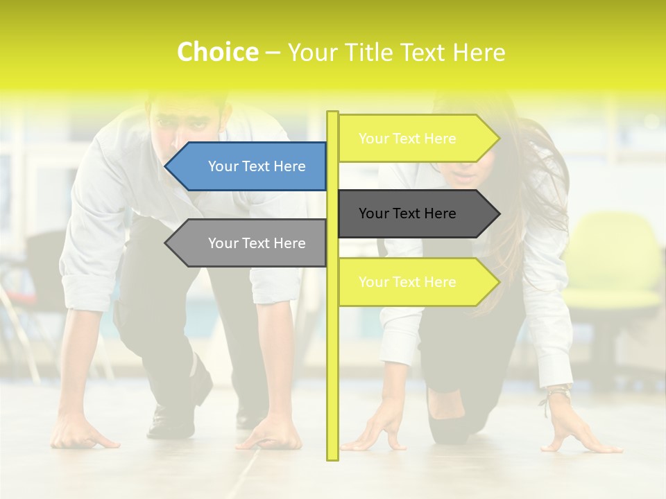 Male Professionals Formalwear PowerPoint Template