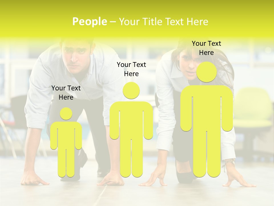 Male Professionals Formalwear PowerPoint Template