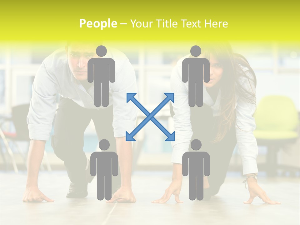 Male Professionals Formalwear PowerPoint Template