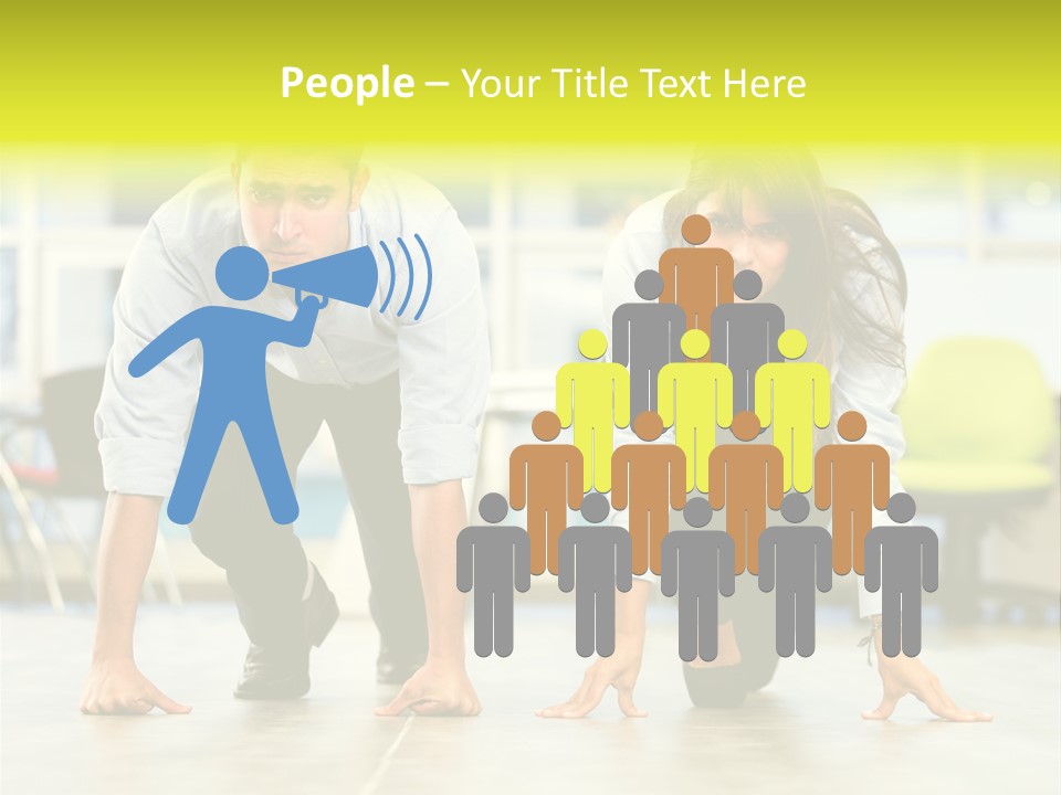 Male Professionals Formalwear PowerPoint Template