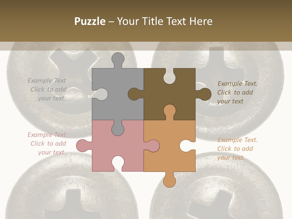 Old Detail Metal PowerPoint Template