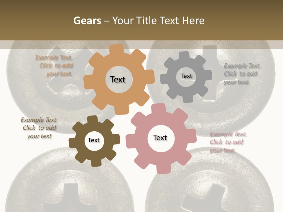 Old Detail Metal PowerPoint Template