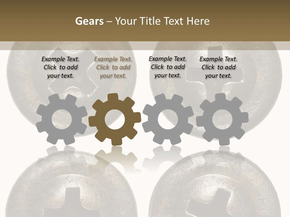 Old Detail Metal PowerPoint Template