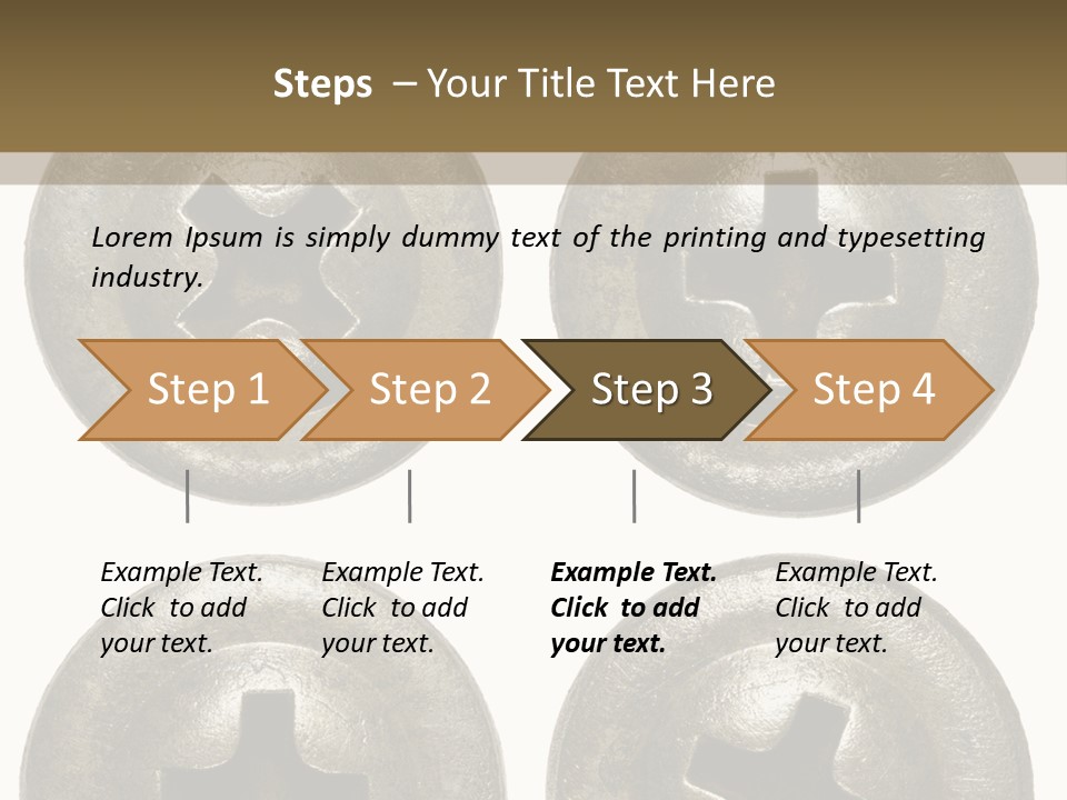 Old Detail Metal PowerPoint Template