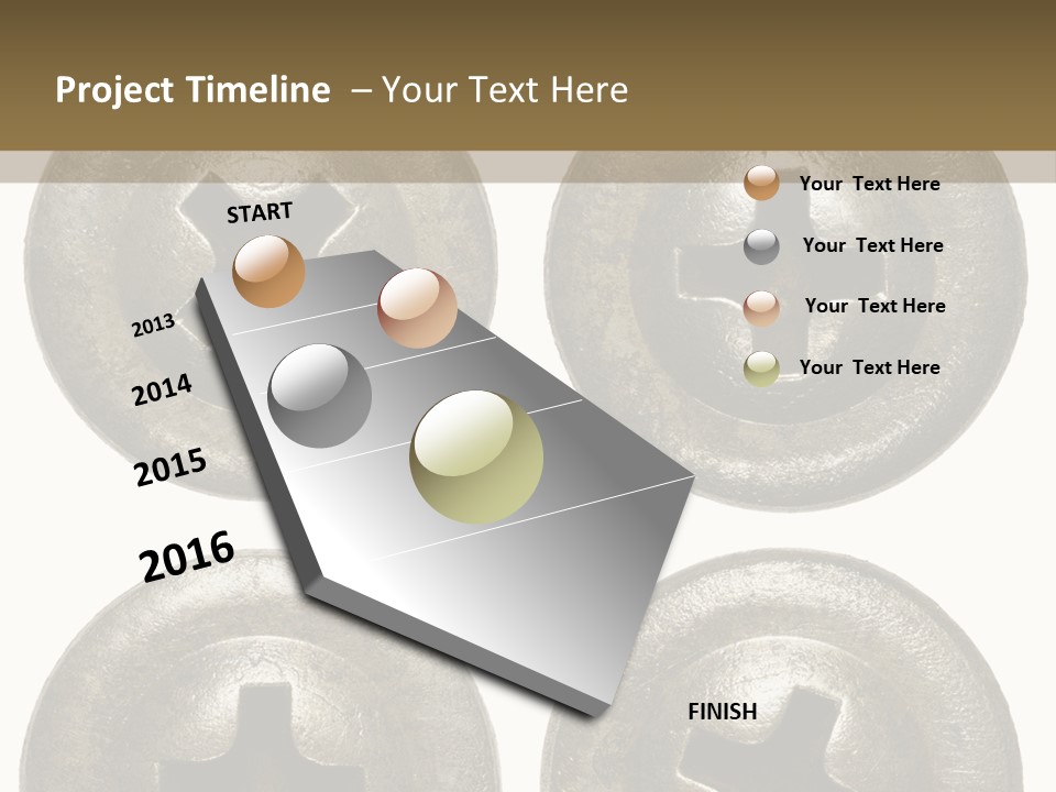 Old Detail Metal PowerPoint Template
