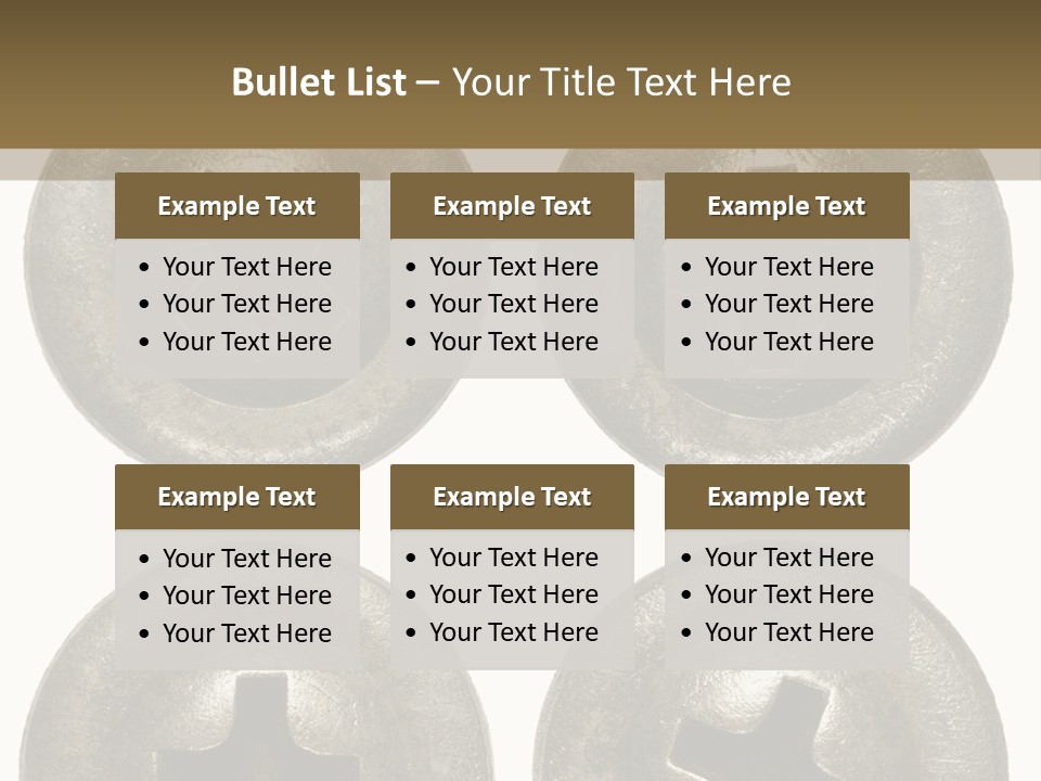 Old Detail Metal PowerPoint Template