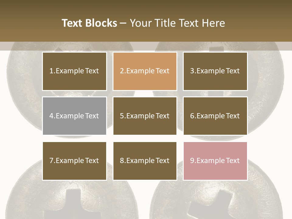 Old Detail Metal PowerPoint Template