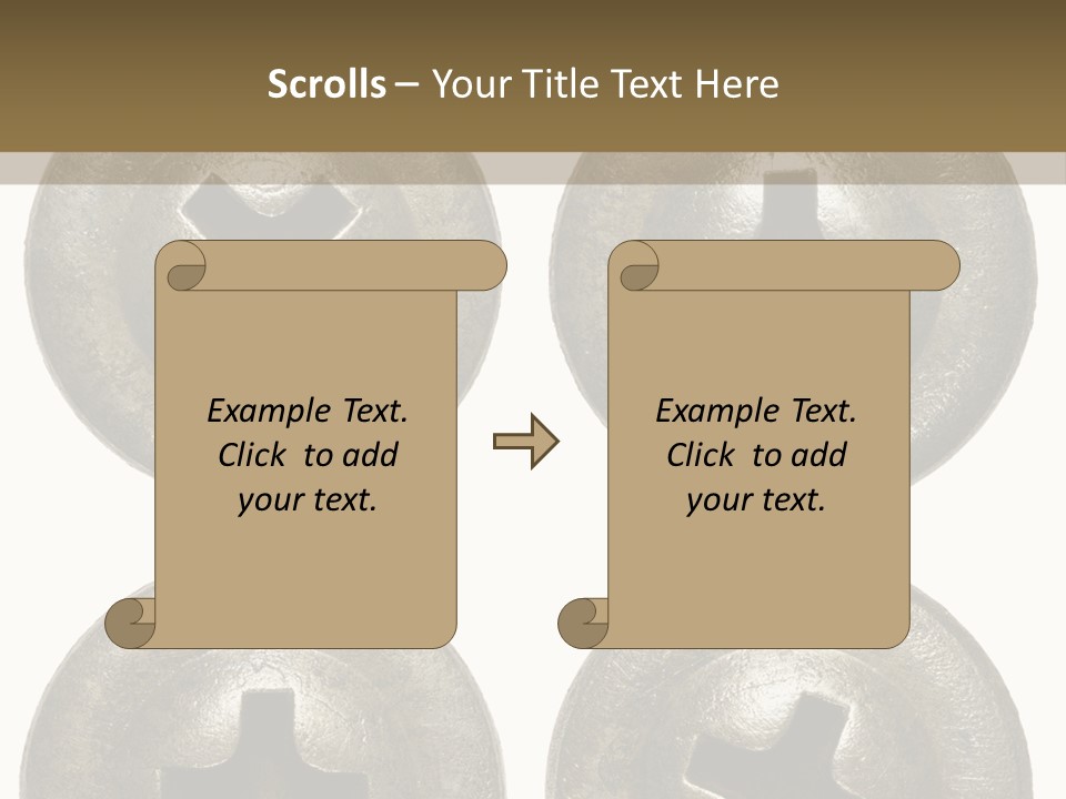 Old Detail Metal PowerPoint Template