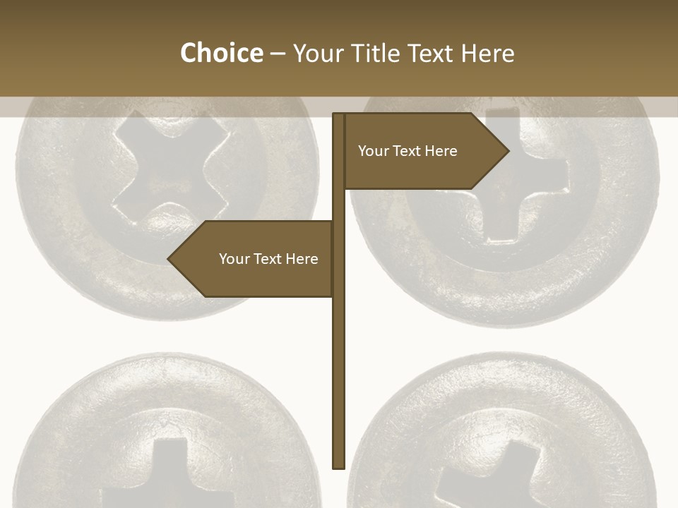 Old Detail Metal PowerPoint Template