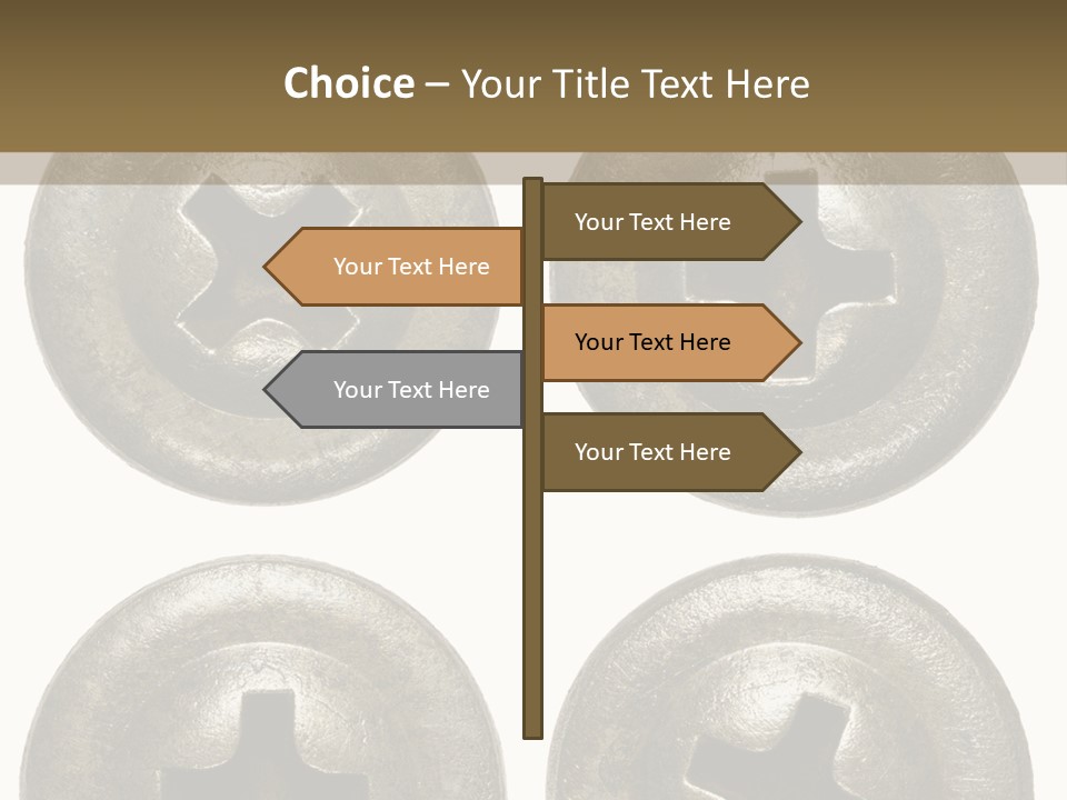 Old Detail Metal PowerPoint Template