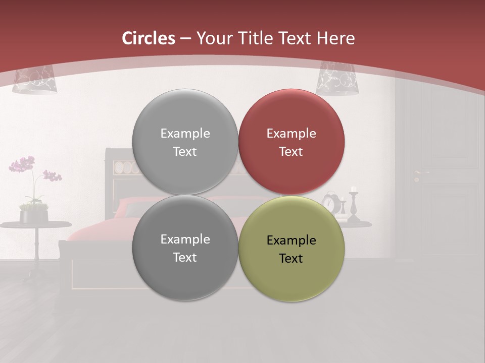 Parquet Home Black PowerPoint Template