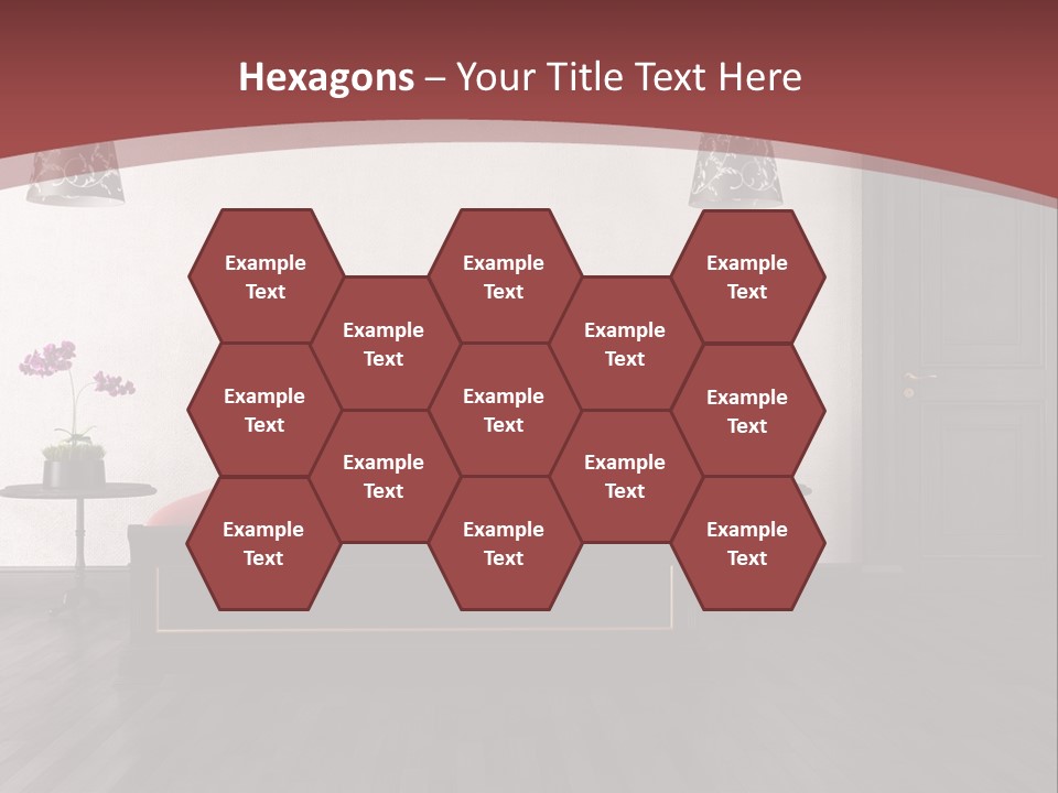 Parquet Home Black PowerPoint Template