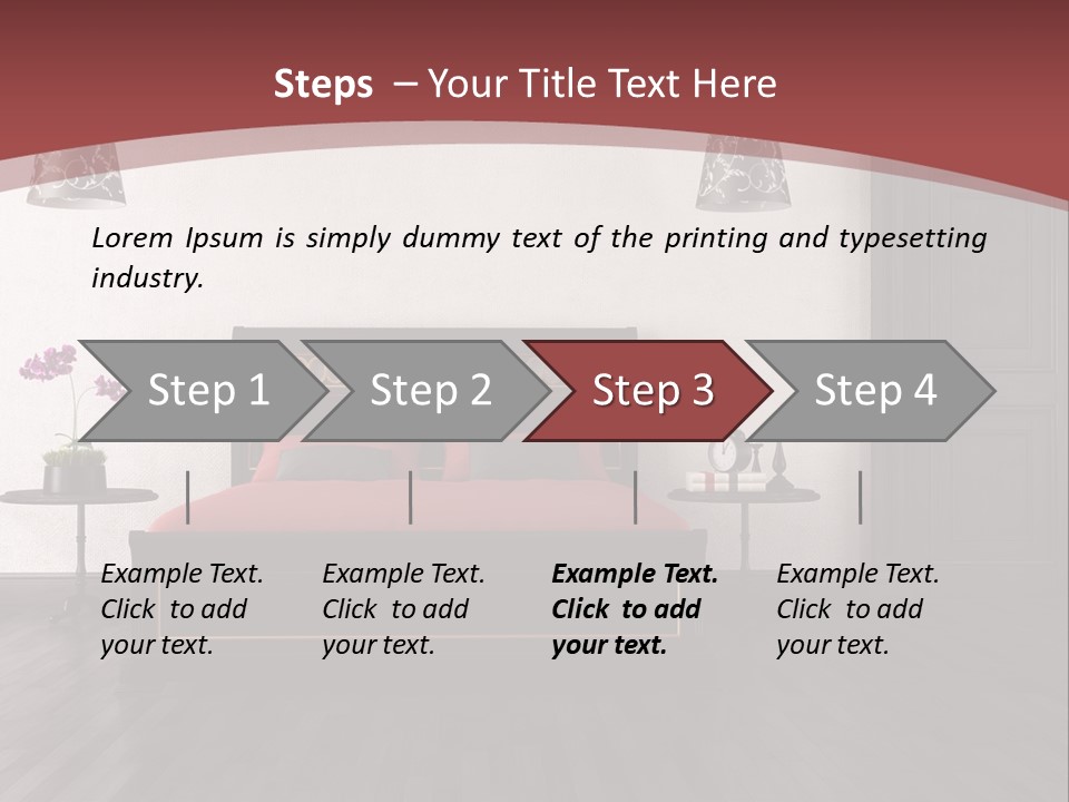 Parquet Home Black PowerPoint Template