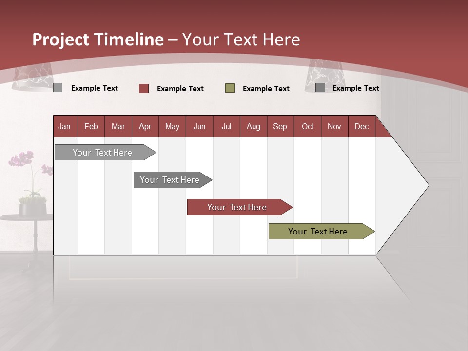 Parquet Home Black PowerPoint Template