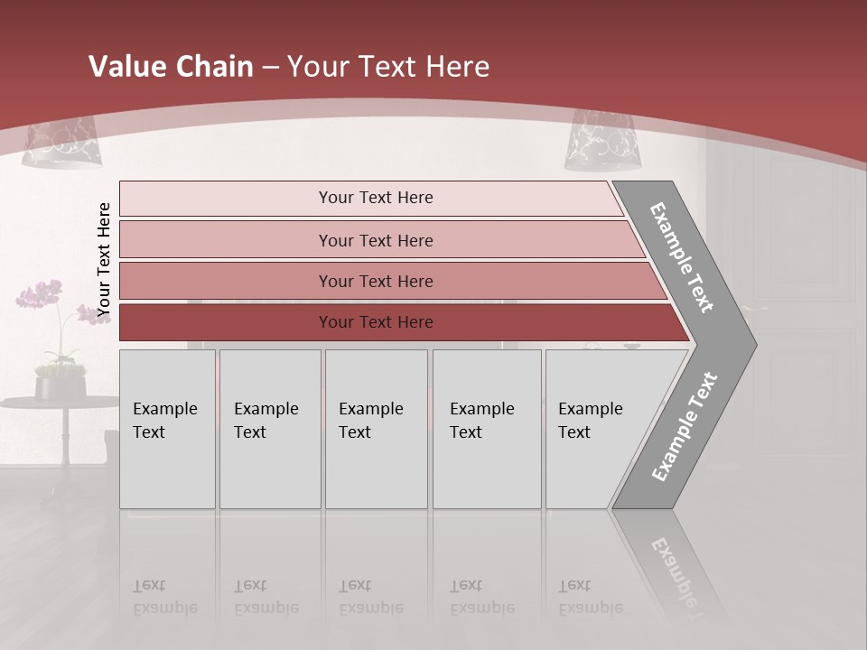 Parquet Home Black PowerPoint Template