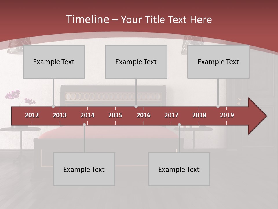 Parquet Home Black PowerPoint Template