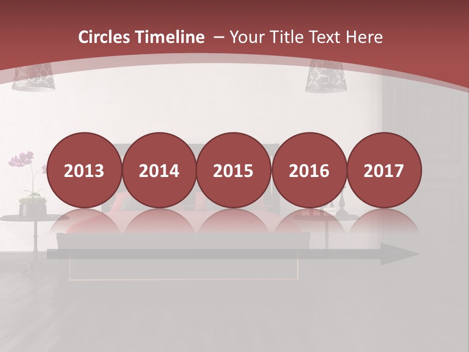 Parquet Home Black PowerPoint Template