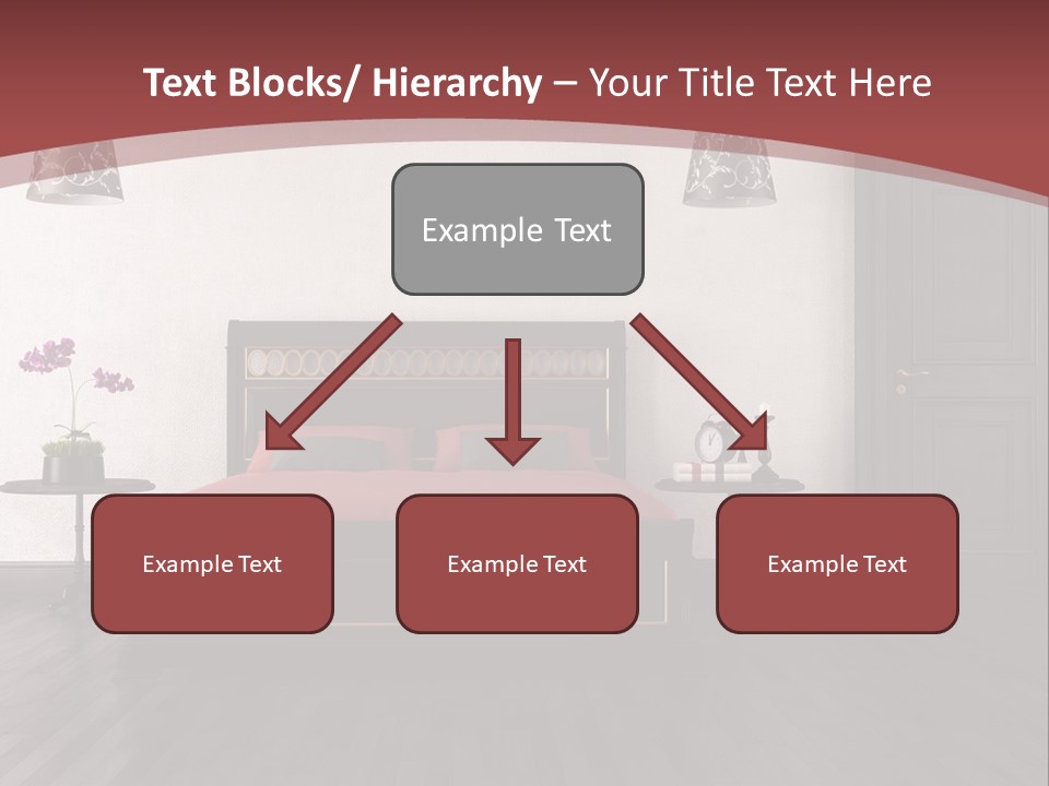 Parquet Home Black PowerPoint Template