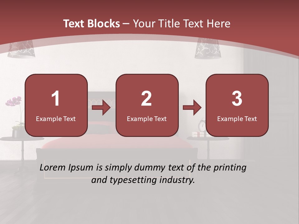 Parquet Home Black PowerPoint Template