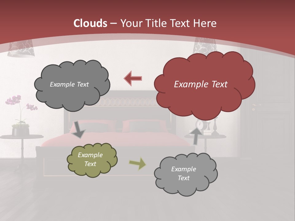 Parquet Home Black PowerPoint Template