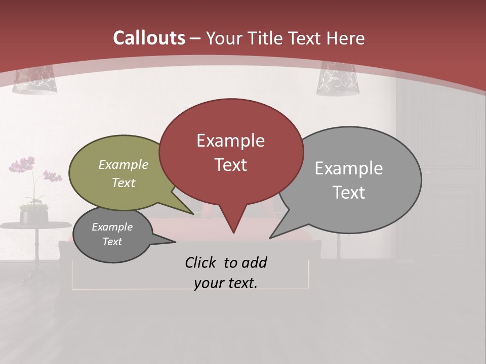 Parquet Home Black PowerPoint Template