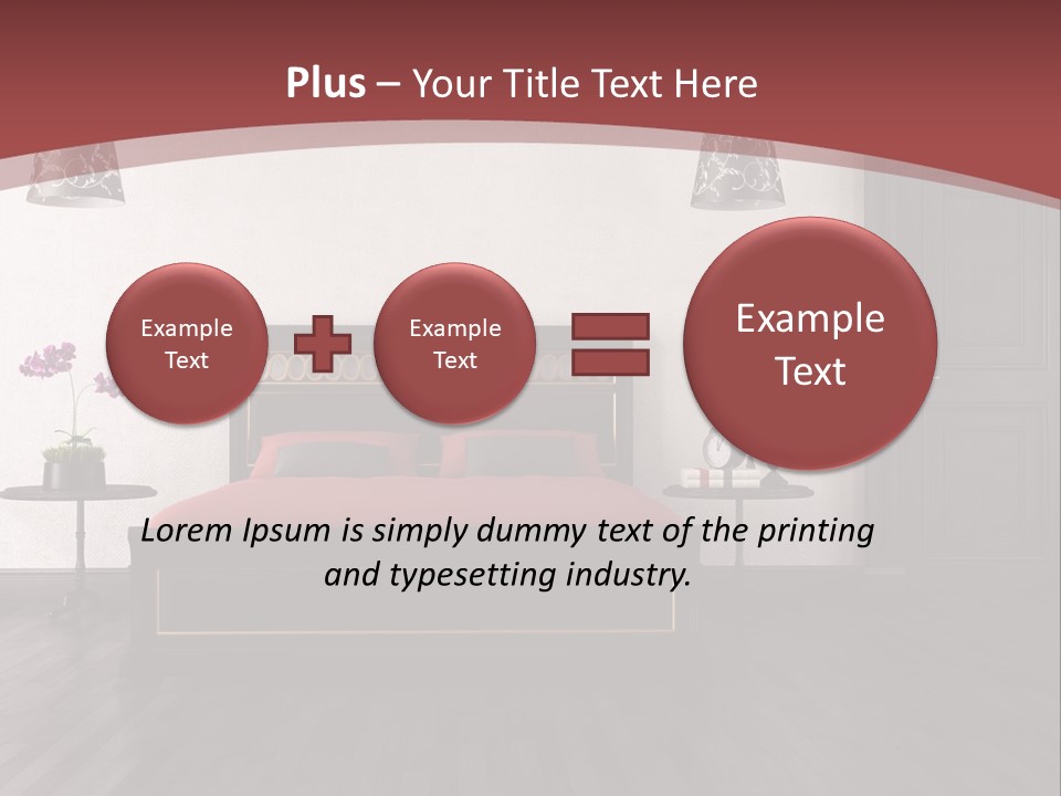 Parquet Home Black PowerPoint Template