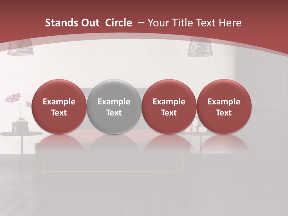 Parquet Home Black PowerPoint Template